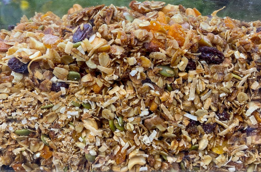 AMBROSIA GRANOLA with DRIED APRICOTS & NUTS