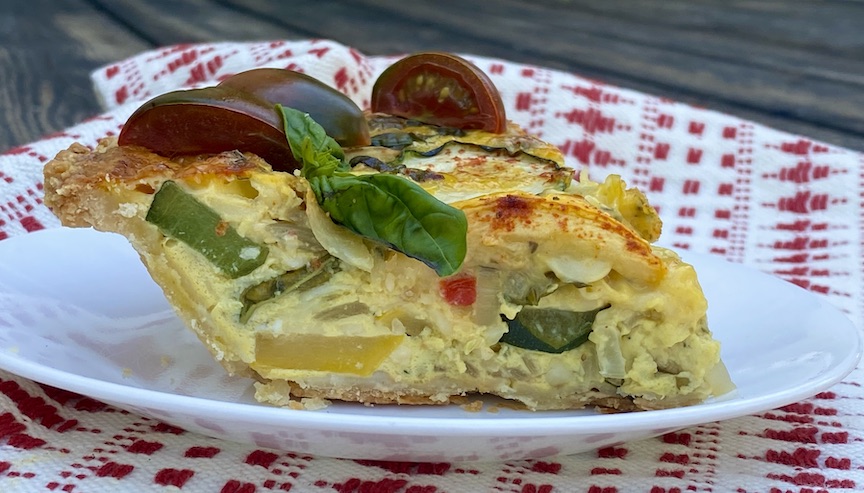 MEDITERRANEAN INSPIRED SUMMER QUICHE