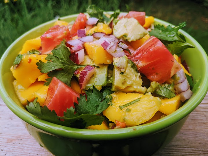 MANGO TOMATO AVOCADO SALSA