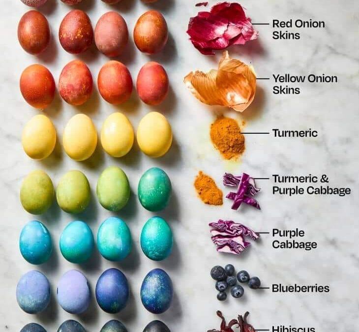 HOW TO NATURALLY DYE EASTER EGGS with things you have at home!