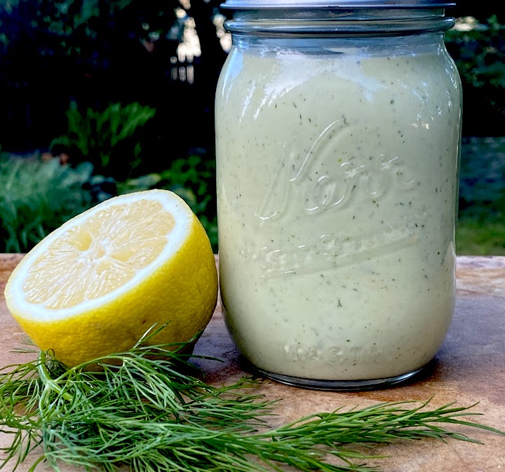 DRESSING FOR SUMMER ~ LEMON DILL RANCH DRESSING