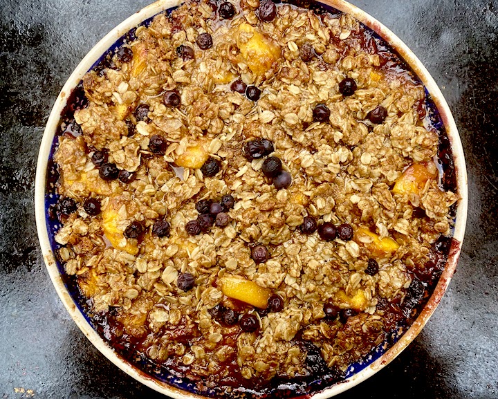 BLUEBERRY PEACH CRISP