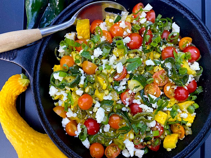 CALABACITAS with COTIJA CRUMBLE